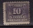 Canada Used 1906, Postage Due 10c Voilet, P12 - Portomarken
