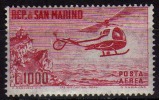 San Marino 1961 - Elicottero P.a. **  (g2560) - Luftpost