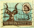 Southern Rhodesia 1964 Kudu 3d - Used - Rodesia Del Sur (...-1964)