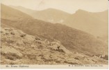 Mt Evans Highway CO Colorado, Mountain Road, Elliott Photographer, C1920s/40s Vintage Real Photo Postcard - Rocky Mountains