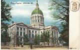 Atlanta GA Georgia, State Capitol Building Architecture, C1910s Vintage Postcard - Atlanta