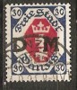 Germany (Danzig)  1921  Dienstmarken  30pf  (o) Mi.6 - Dienstzegels