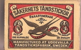 Allumettes/""Sakerhets Tandstickor/Swallow/Suéde : Vers 1980-1990         AL6 - Matchboxes