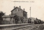 60 RESSONS SUR LE MATZ - La Gare - Arrivée D'un Train - Ressons Sur Matz