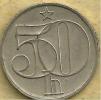 CZECHOSLOVAKIA 50 HELLER INSCRIPTIONS FRONT LION EMBLEM BACK 1979 KM? READ DESCRIPTION CAREFULLY !!! - Tschechoslowakei