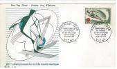 FILATELIA - FRANCIA - PREMIER JOUR SKI NAUTIQUE - SCI NAUTICO ANNO 1963 VICHY - Water-skiing