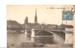 CP, 76, Rouen, Pont Boieldieu, 1927, Voyagée - Ponts