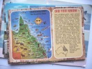 Australië Australia Queensland With Map - Other & Unclassified