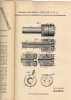 Original Patentschrift -  W.J. Smith In Westville , USA , Gewindeschneider , 1900 !!! - Tools