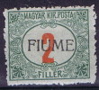 Fiume Sass S 5  / I-II, Mi 5 II, Unused. Soprastampe A Mano, Handstamped - Fiume