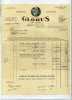 FACTURE : BORDEAUX . GLOBUS .IMPORTATION EXPORTATION . 1952. - Agricultura