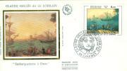 FRANCE ENV FDC 1° JOUR EMBARQUEMENT A OSTIE PAR LE LORRAIN 1982 - Impressionisme