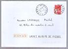 France - Lettre Obl Mezos CAD 10-01-2001 / Tp  Marianne Du 14 Juillet 3418 Roulette - Rollo De Sellos