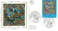 FRANCE ENV FDC 1° JOUR CATHEDRALE DU MANS 1994 - Glas & Brandglas