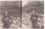 Carte Photo  à Identifier ?  Peut-être En Grèce ? - Stereoscope Cards