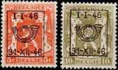 PIA  - BELGIO -   (da 1-I-46 Al 31-XII-46) : Preannullati - Tipo D - (UNIFICATO  11A) - Typos 1929-37 (Heraldischer Löwe)