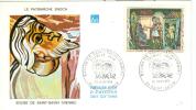 FRANCE  ENV FDC 1° JOUR EGLISE DE SAINT SAVIN 1969 - Impressionisme