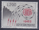 SAN MARINO - Michel - 1962 - Nr 749 - MNH** - Unused Stamps