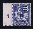 ALEXANDRIE  Timbre Avec  Millesime  Yv 70 Timbre  **  Petite Charnière Sur Le Pont - Unused Stamps