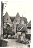 Seignelay (89) : La Vieille Rue Et L´église Saint-Martial  En 1950 PHOTO VERITABLE. - Seignelay