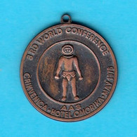 AMERICAN ASTRONAUTICAL SOCIETY (AAS) 3rd WORLD CONFERENCE 1976 CRIKVENICA Medal Astronautics Astronautique Space Espace - Andere & Zonder Classificatie