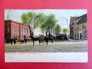 Waterville Me  The Square   1908 Cancel  Water Damage No Stamp L   ----- -------ref 430 - Sonstige & Ohne Zuordnung