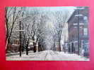 Keene NH  Hand Colored West Street In Winter ----ref 430 - Manchester