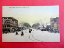 Keene NH  Hand Colored   Trolley On Main Street In Winter  Snow Covered  ----ref 430 - Manchester