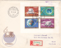 ASTROLOGY, SPACE, 1971, REGISTRED COVER, OBLITERATION FDC, BUDAPEST, HUNGARY - Astrologie