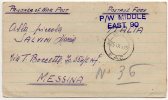 PRIGIONIERI DI GUERRA / PW  Camp 353 Gil Gil - EAST  90 - 25.09.1945 - Marcophilie