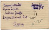 PRIGIONIERI DI GUERRA / PW  Camp 173 Gil Gil Kenya - EAST  173 - 25.09.1945 - Marcophilie