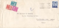 Lettre Belgique 1954, Pour La France,  Taxe 17f/1088 - Storia Postale