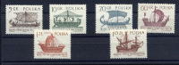POLOGNE 1963 ** Y&T 1241 à 1248 Sauf 1244  Bateaux à Voiles - Sailing Boats / Egypte / Galère - Nuevos