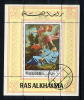 RAS AL KHAIMA 1970 OBL. Bloc - Minisheet  Pâques - Easter / Champaigne / Reve Elie - Elie's Dream - Ras Al-Khaima