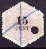 1877-1903 Telegramzegels 15 Cent Lila En Zwart NVPH TG 5 - Telegraph