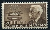 Saint Marin ** PA N° 116 - Portrait De P. De Coubertin - Unused Stamps
