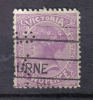R620  - VICTORIA , 2 Pence Dent 12x12 1/2 . Filigrana Capovolta - Used Stamps