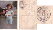 Bulgaria Bulgarie Bulgarien Bulgarije 1918 Post Card - MILITARY POSTAL STATION - Covers & Documents