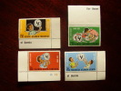 KUT 1972 25th.Anniv Of UNICEF Issue 4 Values To 2/50  MNH. - Kenya, Uganda & Tanzania