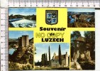 LUZECH -   Souvenir  - 5  Vues : Le Nouveau Pont - Le Donjon - L'Eglise - Vue Générale - Le Moulin - Luzech