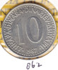 @Y@   Joegoslavië  10 Dinar  1987    (862) - Yugoslavia