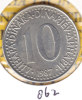 @Y@   Joegoslavië  10 Dinar  1987    (862) - Yougoslavie