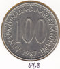 @Y@   Joegoslavië  10 Dinar  1987    (868) - Joegoslavië