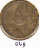 @Y@   Joegoslavië  10 Dinar  1955    (869) - Joegoslavië