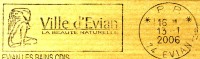 Flamme Illustrée Port Payée [P. P.] EVIAN (Hte Savoie) - Curiste - Bäderwesen