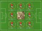 Russia 2010 Sheetlet 50th Anniversary Victory European Football Cup Soccer Sports Celebrations Stamps MNH Mi KLB 1690 - Fogli Completi