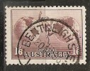 Australia 1934-48  Airmail  1/6d  (o)   Perf 11  No Watermark - Gebruikt