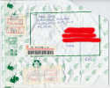 Lettre Recommandée De Chine China Registered Mail To Me Fragment Only Recto Plastic Cover - Gebraucht