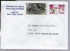 France - Lettre Avec TP 1538 Philippe II Auguste & Tp 2328 Avec Surtaxe Emile Littré - Cartas & Documentos
