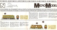 Trains électriques/Catalogue/LIM A Micro Model/Années Soixante                      VOIT18 - Otros & Sin Clasificación